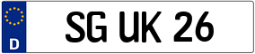 Truck License Plate
